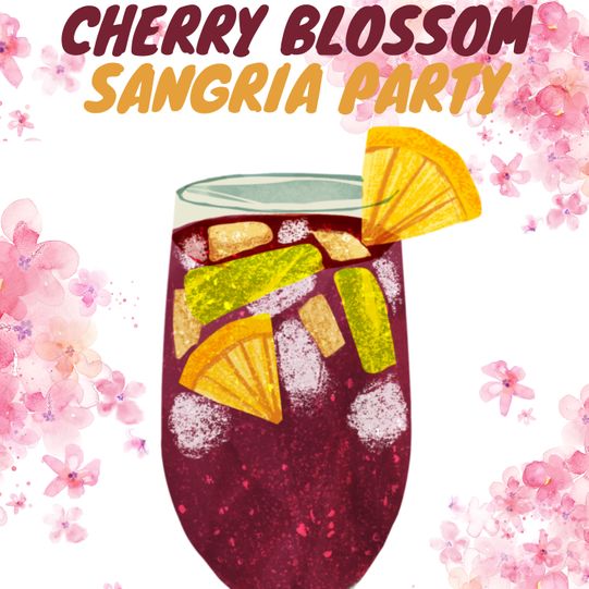 🌸 Cherry Blossom Sangria Party 🍷